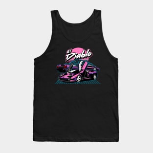 Lamborghini Diablo Tank Top